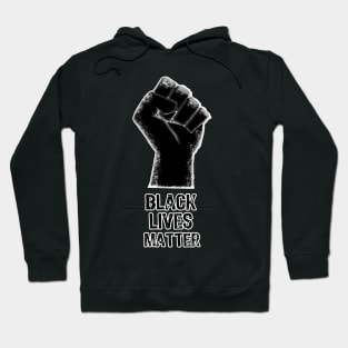 Black Lives Matter Raised Fist Hoodie